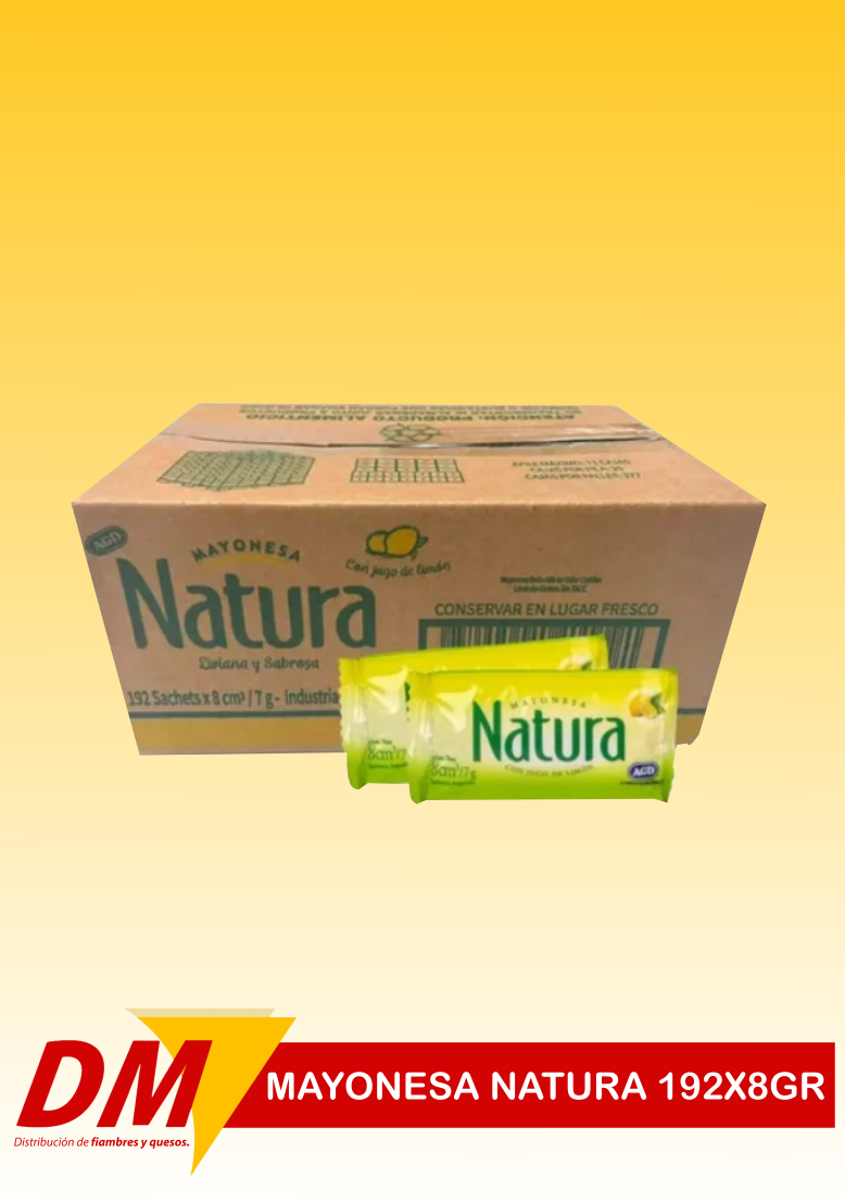 Mayonesa "Natura" 192 x 8 gr.