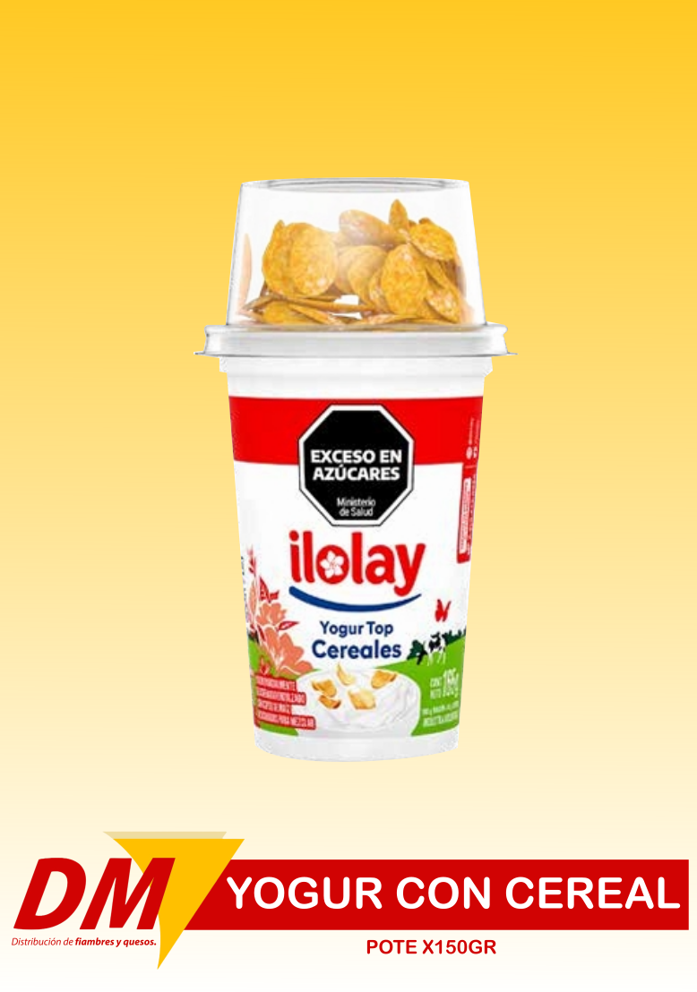 Yogurt entero con cereal