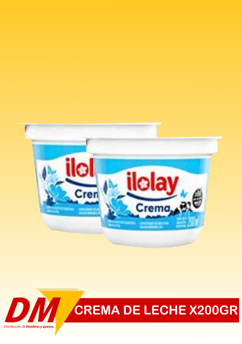 Crema de leche x200 gr