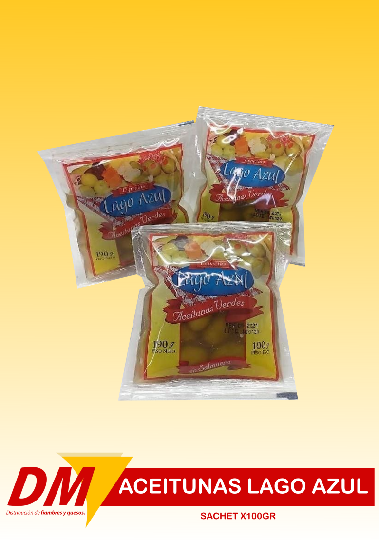 Aceitunas x 100 gr. sachet "Lago Azul"