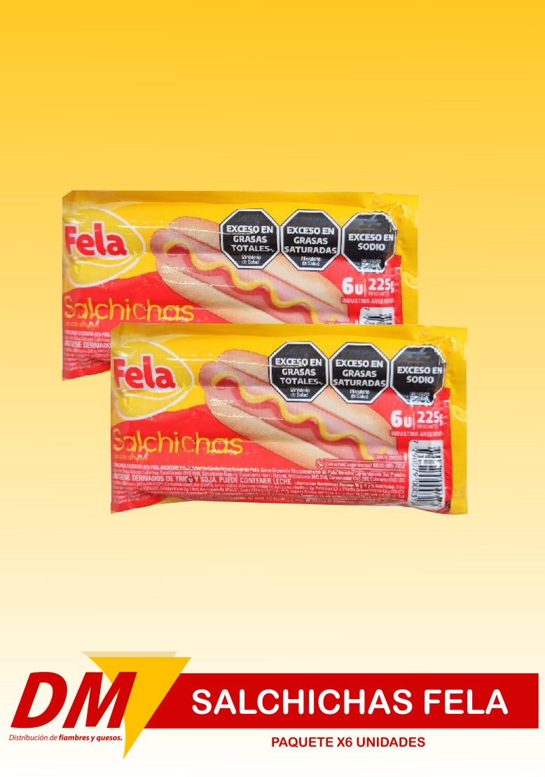 Salchichas fela x6
