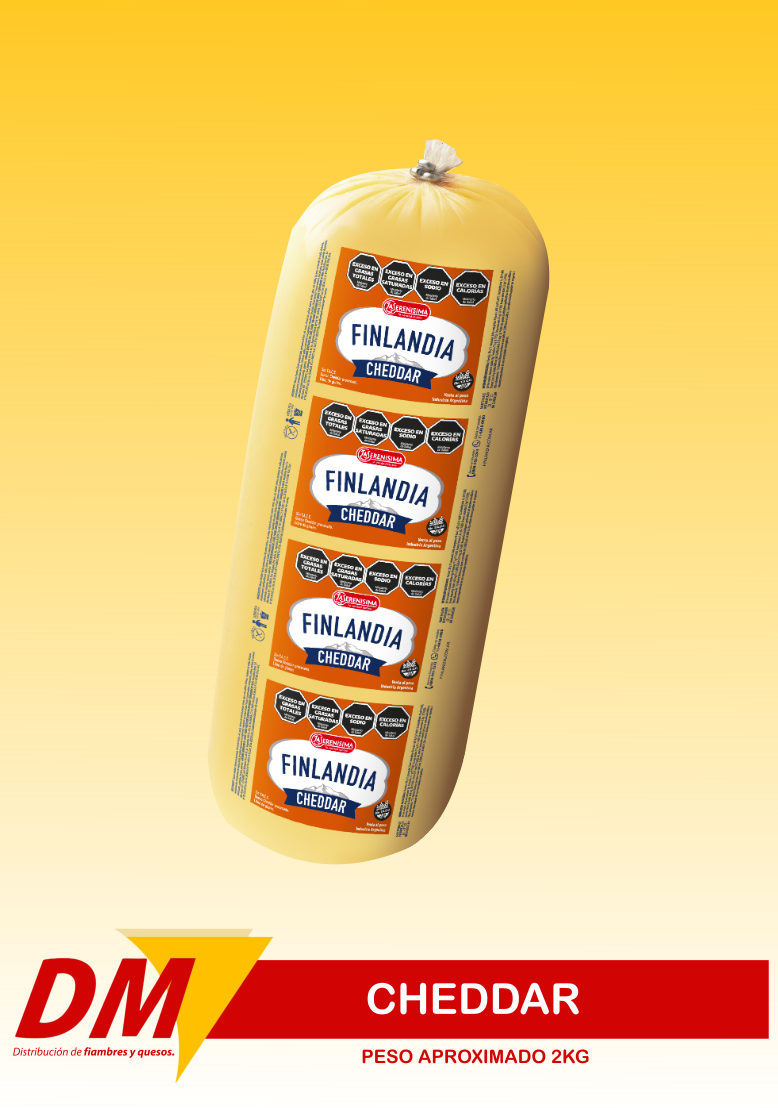 Queso Cheddar x2kg